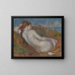 Nu liggende - Pierre-Auguste Renoir — indrammet kunstværk på væggen