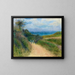 Route de Berneval - Pierre-Auguste Renoir — indrammet kunstværk på væggen