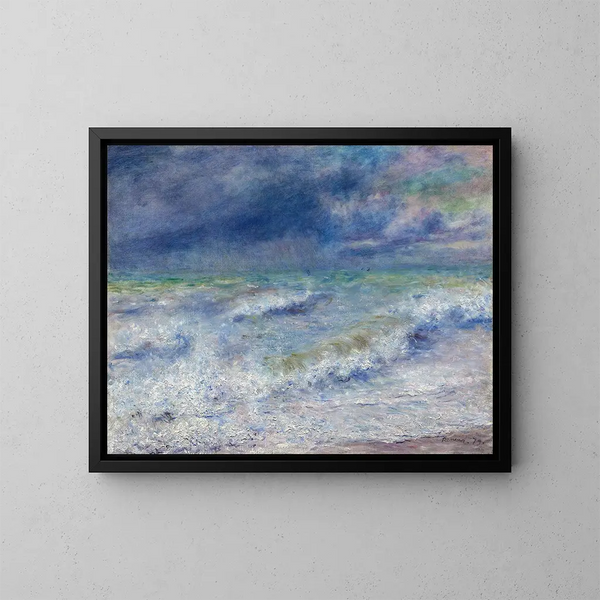 Marine-maleri - Pierre-Auguste Renoir — indrammet kunstværk på væggen