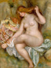 Baigneur siddende - Pierre-Auguste Renoir — visning af kunstværket