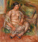 Seated Odalisque Odalisque assise - Pierre-Auguste Renoir — visning af kunstværket