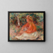 Kvinde siddende - Pierre-Auguste Renoir — indrammet kunstværk på væggen