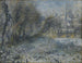 Landskab med sne - Pierre-Auguste Renoir — visning af kunstværket