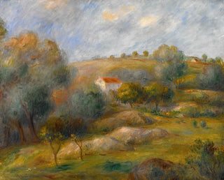 Forår i Essoyes - Pierre-Auguste Renoir — visning af kunstværket