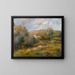 Forår i Essoyes - Pierre-Auguste Renoir — indrammet kunstværk på væggen