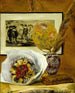 Naturtro stilleben med buket - Pierre-Auguste Renoir — visning af kunstværket
