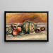 Naturtro af dødt frugt med melon - Pierre-Auguste Renoir — indrammet kunstværk på væggen
