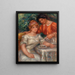 L'heure du thé - Pierre-Auguste Renoir — indrammet kunstværk på væggen