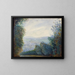La vallée d'Auvers sur l'Oise - Pierre-Auguste Renoir — indrammet kunstværk på væggen