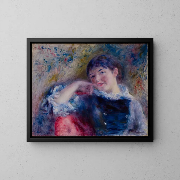 Le Rêveur - Pierre-Auguste Renoir — indrammet kunstværk på væggen