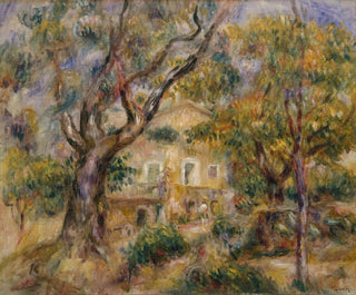 La Ferme aux Collettes à Cagnes - Pierre-Auguste Renoir — visning af kunstværket