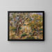 La Ferme aux Collettes à Cagnes - Pierre-Auguste Renoir — indrammet kunstværk på væggen