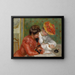 La Lettre - Pierre-Auguste Renoir — indrammet kunstværk på væggen