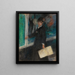 La Modiste - Pierre-Auguste Renoir — indrammet kunstværk på væggen