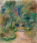 Two Figures on a Path Deux figures dans un sentier - Pierre-Auguste Renoir — visning af kunstværket