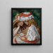 To piger der læser - Pierre-Auguste Renoir — indrammet kunstværk på væggen