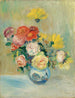 Vase af roser og dahliaer - Pierre-Auguste Renoir — visning af kunstværket