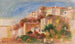 Vue du Jardin de la Poste, Village de Cagnes - Pierre-Auguste Renoir — visning af kunstværket