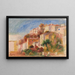 Vue du Jardin de la Poste, Village de Cagnes - Pierre-Auguste Renoir — indrammet kunstværk på væggen