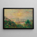 Vue de Montmartre - Pierre-Auguste Renoir — indrammet kunstværk på væggen