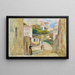 Vue de village, route de Cagnes - Pierre-Auguste Renoir — indrammet kunstværk på væggen