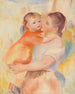 Washerwoman and Child La Blanchisseuse et son enfant - Pierre-Auguste Renoir — visning af kunstværket