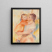 Washerwoman and Child La Blanchisseuse et son enfant - Pierre-Auguste Renoir — indrammet kunstværk på væggen