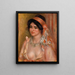 Woman with Black Hair Jeune femme avec cheveux noirs buste - Pierre-Auguste Renoir — indrammet kunstværk på væggen