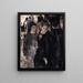 Unge piger - Pierre-Auguste Renoir — indrammet kunstværk på væggen