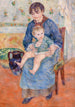 Unge mor - Pierre-Auguste Renoir — visning af kunstværket