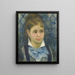Unge Parisianer - Pierre-Auguste Renoir — indrammet kunstværk på væggen