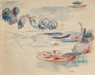 Bådstudier - Pierre-Auguste Renoir — visning af kunstværket