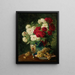 Bouquet de fleurs - Pierre-Eugène Montzin — indrammet kunstværk på væggen