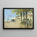 La Promenade des Anglais à Nice - Pierre-Eugène Montzin — indrammet kunstværk på væggen