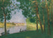 Moret-sur-Loing, ved floden - Pierre-Eugène Montzin — visning af kunstværket