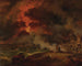 La Destruction de Pompéi - Pierre-Henri de Valenciennes — visning af kunstværket