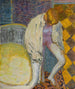 Kvinde, der kommer ud af badet - Pierre Bonnard — visning af kunstværket
