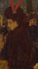 Kvinde med fjer - Pierre Bonnard — visning af kunstværket