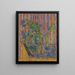 Vase à fleurs - Pierre Bonnard — indrammet kunstværk på væggen