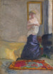en ung kvinde, der klæder af - Pierre Bonnard — visning af kunstværket