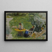 La Sieste au jardin - Pierre Bonnard — indrammet kunstværk på væggen