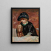 La femme au basset eller Portrait af Marthe Bonnard med basset - Pierre Bonnard — indrammet kunstværk på væggen