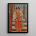 La robe rouge - Pierre Bonnard — indrammet kunstværk på væggen