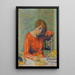 Le corsage rayé - Pierre Bonnard — indrammet kunstværk på væggen