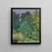 Le jardin de Vernon - Pierre Bonnard — indrammet kunstværk på væggen