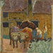 Les Deux bœufs et la ferme - Pierre Bonnard — visning af kunstværket