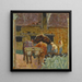 Les Deux bœufs et la ferme - Pierre Bonnard — indrammet kunstværk på væggen