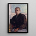 Portrait af læge Maurice Girardin - Pierre Bonnard — indrammet kunstværk på væggen