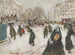 Rue under sneen - Pierre Bonnard — visning af kunstværket