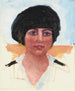 Tête de femme toque noire Mme Lucienne Dupuy de Frenelle étude - Pierre Bonnard — visning af kunstværket